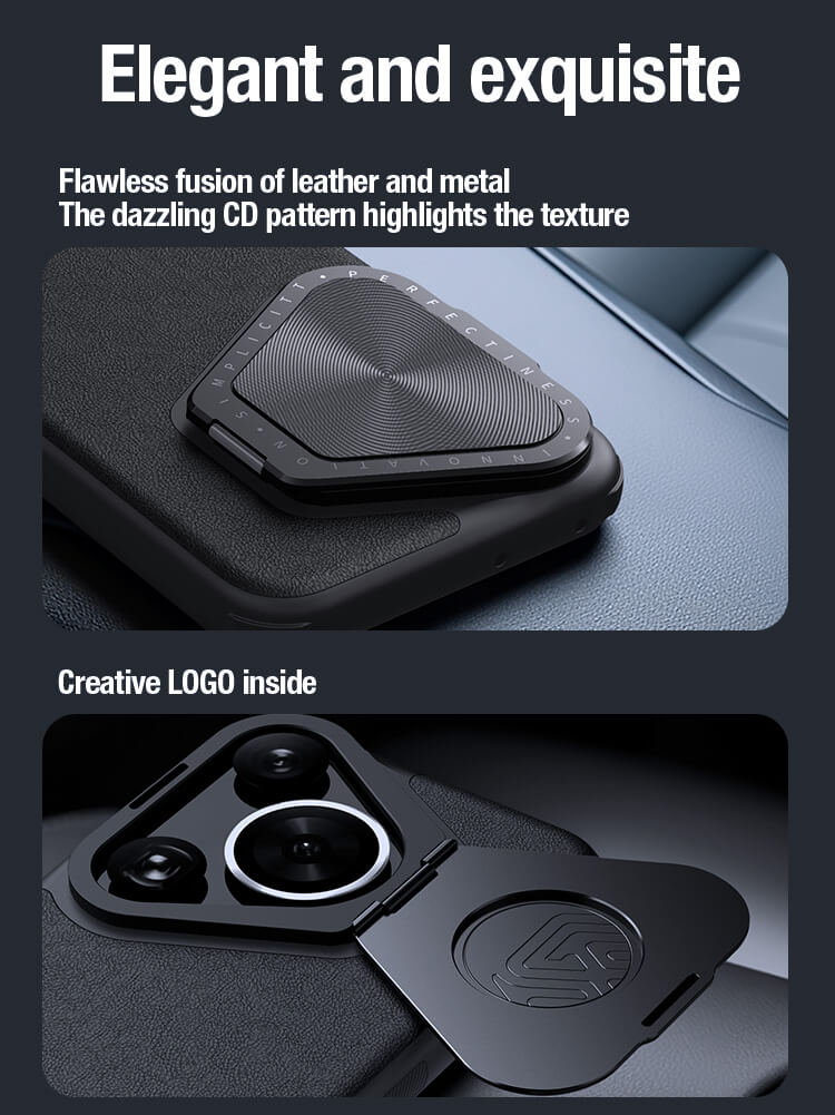 Чехол-крышка NILLKIN для Huawei Pura 70 Pro, Pura 70 Pro Plus (Pura 70 Pro+) (серия Camshield Prop Leather Magnetic)